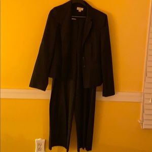 Black Pinstripe Suit